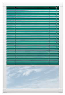 Venetian, Teal - Perfect Fit Blind